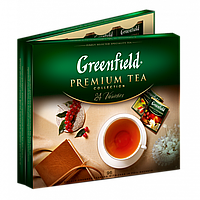 Подарунковий набір чаю Greenfield Асорті Premium tea Collection 24 виду 96 шт 167,2 г (4823096806105)