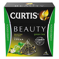 Чай зелений Curtis Beauty Green tea 18 пірамідок (4823063708913)