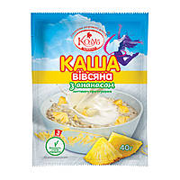 Каша вівсяна з ананасом миттєвого приготування Козуб продукт 40 г (4820094536775)