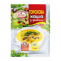 Каша горохова з грибами миттєвого приготування Козуб продукт 40 г (4820094537727)