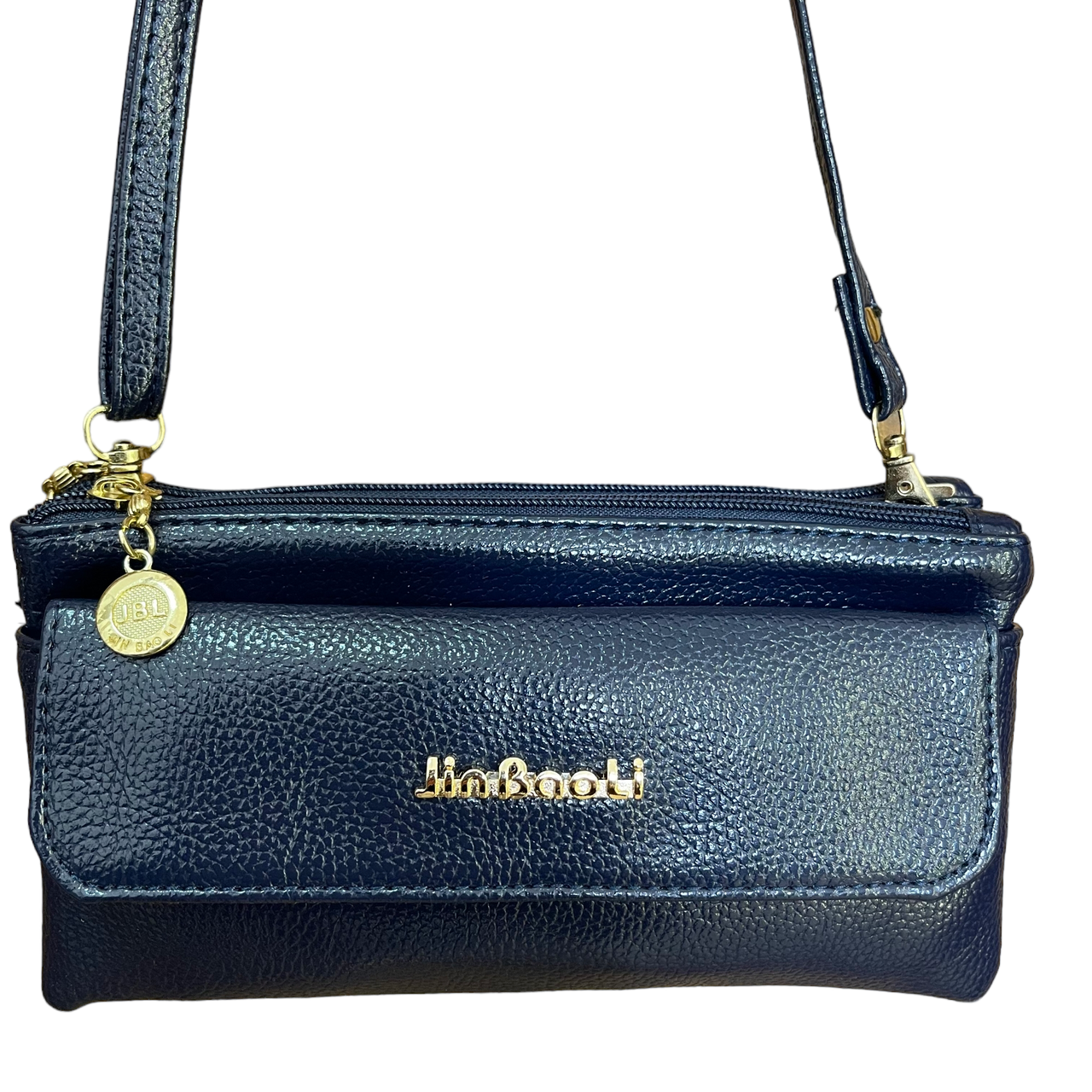 Жіноча сумочка клатч через плече JBL 377 темно-синя