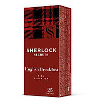 Чай чорний 25 пакетиків English Breakfast Sherlock Secrets (4823118601213)