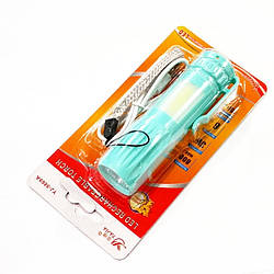 Ручний ліхтар Yajia YJ-5869A, Акумулятор, MicroUSB, 1LED+COB, бічне підсвічування