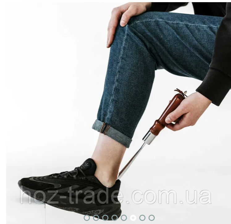 Ложка для взуття з нержавіючої сталі 30 см, фото 1