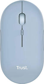 Trust Миша Puck Rechargeable Ultra-Thin BT WL Silent Blue