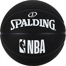 М'яч баскетбольний Spalding NBA Black Size 7