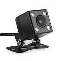 Камера заднего вида для парковки автомобиля с LED подсветкой 480p 0.2Lux A-101 007 Black