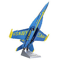 Металева збірна 3D модель Blue Angels F/A -18 Super Hornet, Metal Earth (ICX212)
