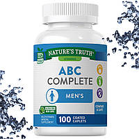 Вітаміни для чоловіків Nature's Truth ABC Complete men's Multivitamin Mineral 100 таблеток (каплетс)