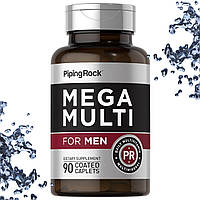 Вітаміни для чоловіків Piping Rock Mega Multi for Men 90 таблеток (каплетс)