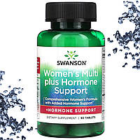 Вітаміни для жінок Swanson Women's Multi plus Hormone Support 90 таблеток