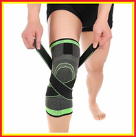 Наколенник эластичный с ремнем фиксатором,бандаж коленного сустава,компрессионный ортопедический наколеник iuy