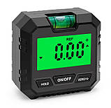 Кутомір "Level Meter B" електронний магнітний, інклінометр, цифровий рівень (IP65, точність ±0,2°), фото 2