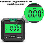 Кутомір "Level Meter B" електронний магнітний, інклінометр, цифровий рівень (IP65, точність ±0,2°), фото 3