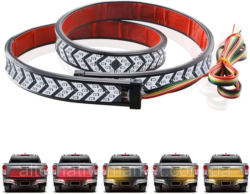 Динамічна підсвічування з поворотниками, що біжать, "TRUCK 612 LED" (12-24V, стоп, повороти, довжина 180см), фото 1