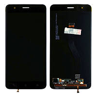 Екран (дисплей) Asus ZenFone 3 Zoom ZE553KL + тачскрин черный оригинал Китай