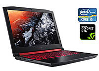 Игровой ноутбук Acer Nitro 5/15.6"/Core i5 4ядра 2.5GHz/8GB DDR4/256GB SSD+1TB HDD/GeForce GTX 1050 Ti/Win10