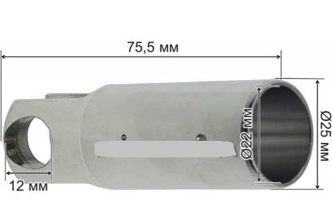 Пістон перфоратора Makita 2450 (22*25 L74), фото 1