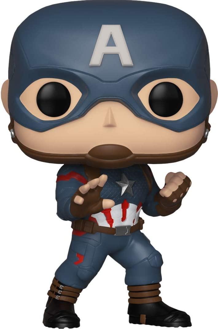 MARVEL AVENGERS ENDGAME POP CAPTAIN AMERICA VINYL HEAD