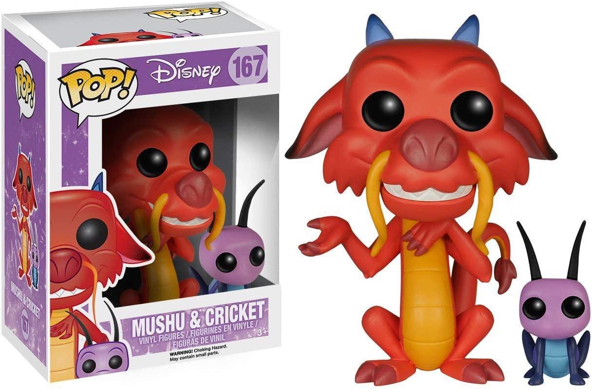 Funko Mushu Cricket Disney Mulan x POP Disney