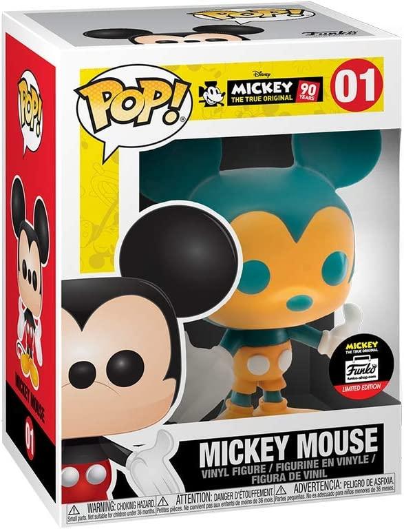 Funko Orange Teal Mickey Mouse Pop Disney Limited Edition Mickey