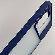 Чохол для Samsung S20 Plus зі шторкою для камери захист для камери чохол на самсунг с20 плюс синій Cur, фото 3