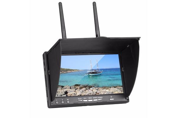 Монітор FPV 7" Readytosky 800x480 DVR Diversity 5.8GHz без синього екрану з акумулятором