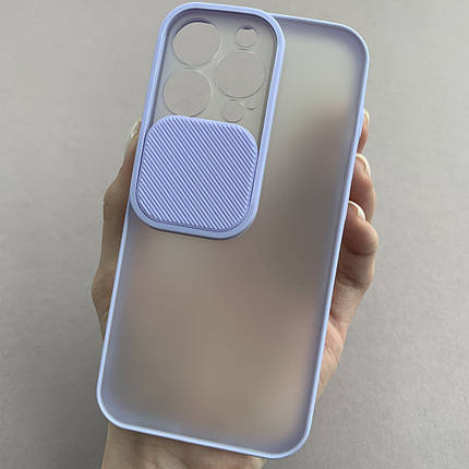 Чохол для Apple iPhone 13 Pro матовий із закритою камерою чохол на айфон 13 про бузковий cur, фото 1