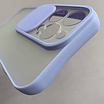 Чохол для Apple iPhone 13 Pro матовий із закритою камерою чохол на айфон 13 про бузковий cur, фото 5