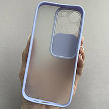 Чохол для Apple iPhone 13 Pro матовий із закритою камерою чохол на айфон 13 про бузковий cur, фото 2