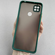 Чохол для Xiaomi Redmi 9C матовий із захистом для камери чохол на телефон сяомі редмі 9с зелений TCB, фото 3