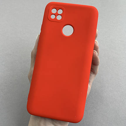 Чохол для Xiaomi Redmi 9C щільний із мікрофіброю чохол на телефон сяомі редмі 9с червоний SSD, фото 1