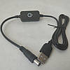 Димер LED 5V 5A сенсорний із кабелями USB DC, фото 3