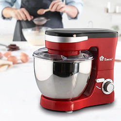 Міксер планетарний DOMOTEC MS-1368 тістоміс 4л Червоний 3500w