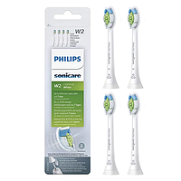 Насадки Philips Sonicare W2 Optimal White hx6064 для осветления зубной эмали 4 шт насадка зубная щетка филипс