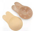 Силіконовий невидимий бюстгальтер Invisible Push Up Beige Size L, фото 5