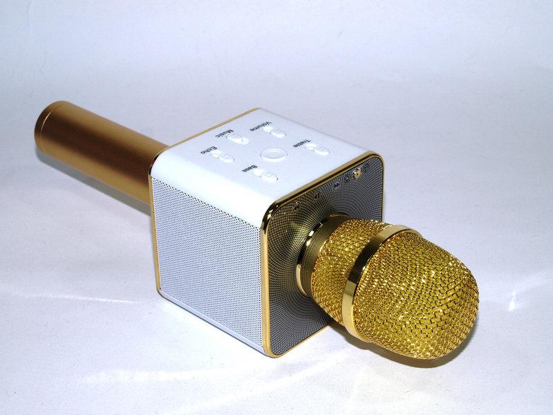 Микрофон с функцией Караоке Q7 StreetGo Bluetooth Karaoke USB AUX MP3 Player - фото 1 - id-p1847995996