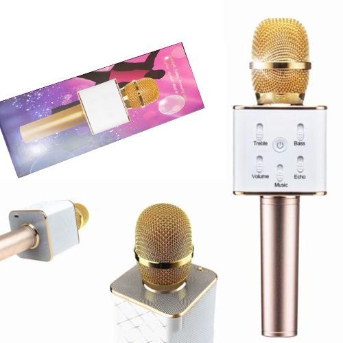 Микрофон с функцией Караоке Q7 StreetGo Bluetooth Karaoke USB AUX MP3 Player - фото 2 - id-p1847995996