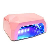 Лампа гибридная Diamond 36w (12W CCFL + 24W LED) нежно-розовая