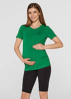 Классическая футболка для беременных для любого срока беременности Manila XL Lullababe Зеленый