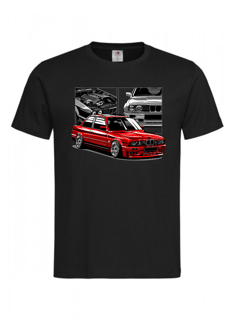 Футболка з принтом BMW E30 M3