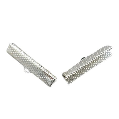 Кінцевики Finding Затискачі для стрічки Сталистый 30 мм x 7 мм