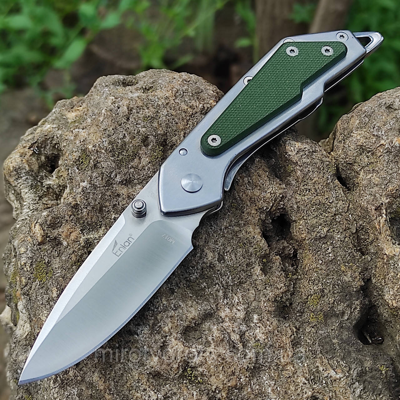 Уцінка. Ніж складаний Enlan M017S, 8Cr13MoV, G10\сталь,