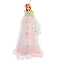 Кукла в бальном платье`Звезды`, персиковая (MiC)