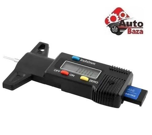 Цифровий товщиномір вимірювач глибини протектора шин 0-25.4 мм / 1 дюйм  Digital Tread Depth Gauge