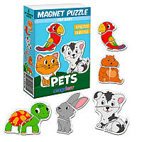 Magnets ML4031-34 EN puzzle for baby Pets" (70) "Magdum"