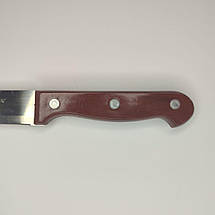 Ніж кухонний універсальний 26 см із коричневою ручною, фото 3