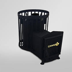 Піч для лазні Бочка 15 м3 з виносом