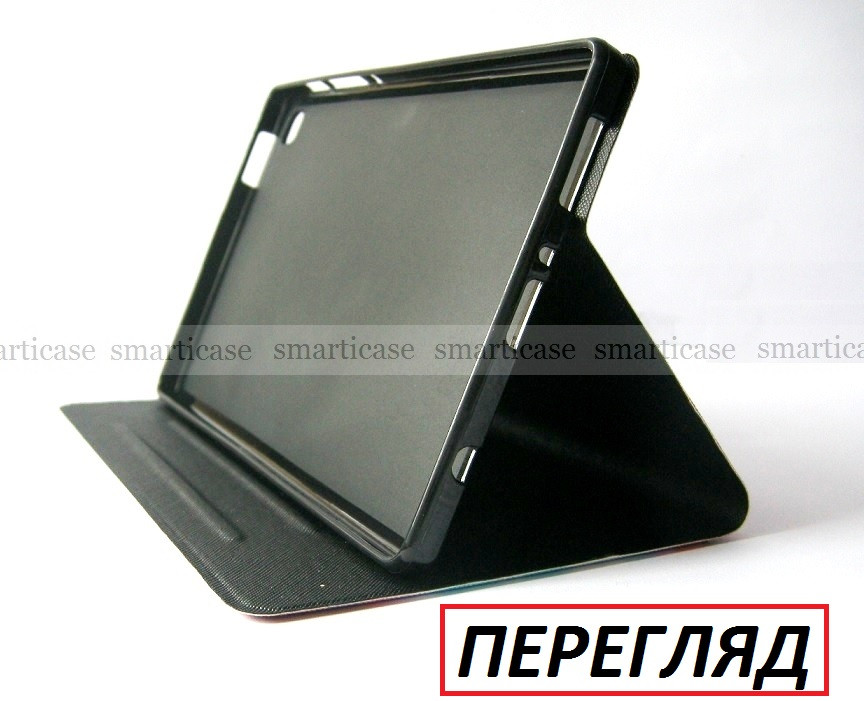 Серый чехол книжка с рисунком для планшета Samsung Galaxy tab A7 lite SM-T220 SM-T225 (8,7 дюймов, котик) - фото 5 - id-p1848018068