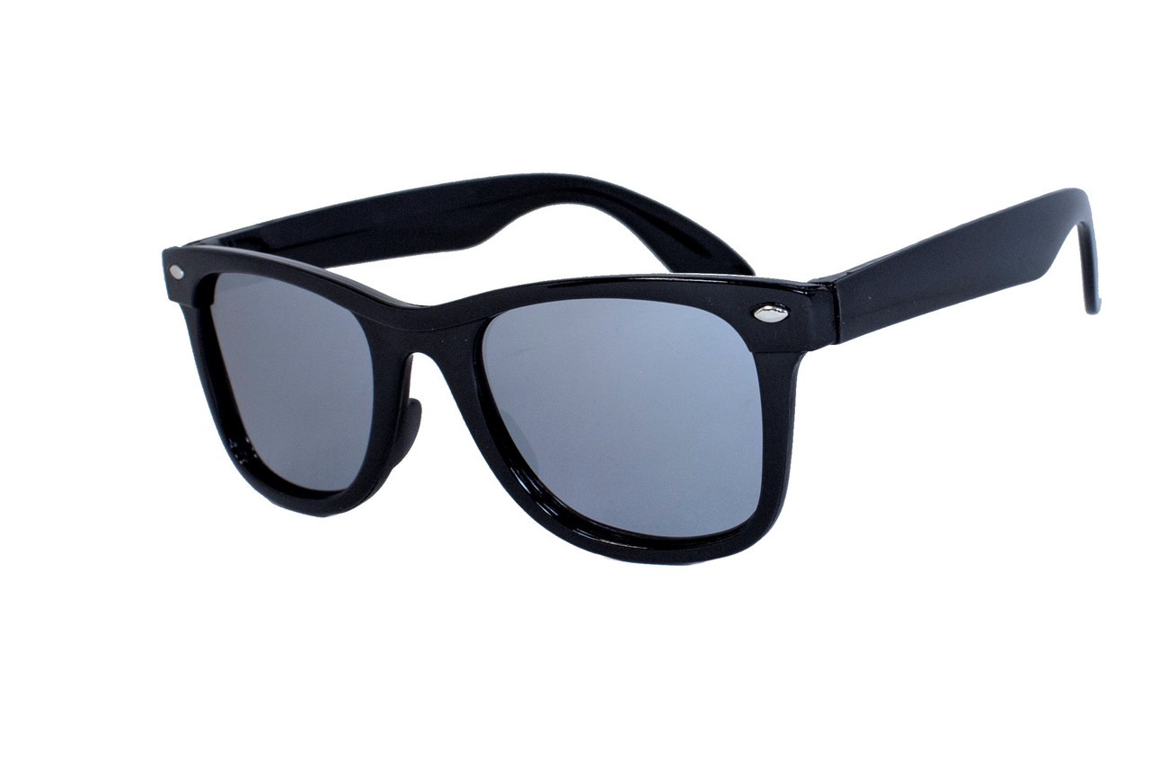 Дитячі окуляри polarized P951-5 чорні дзеркальні лінза